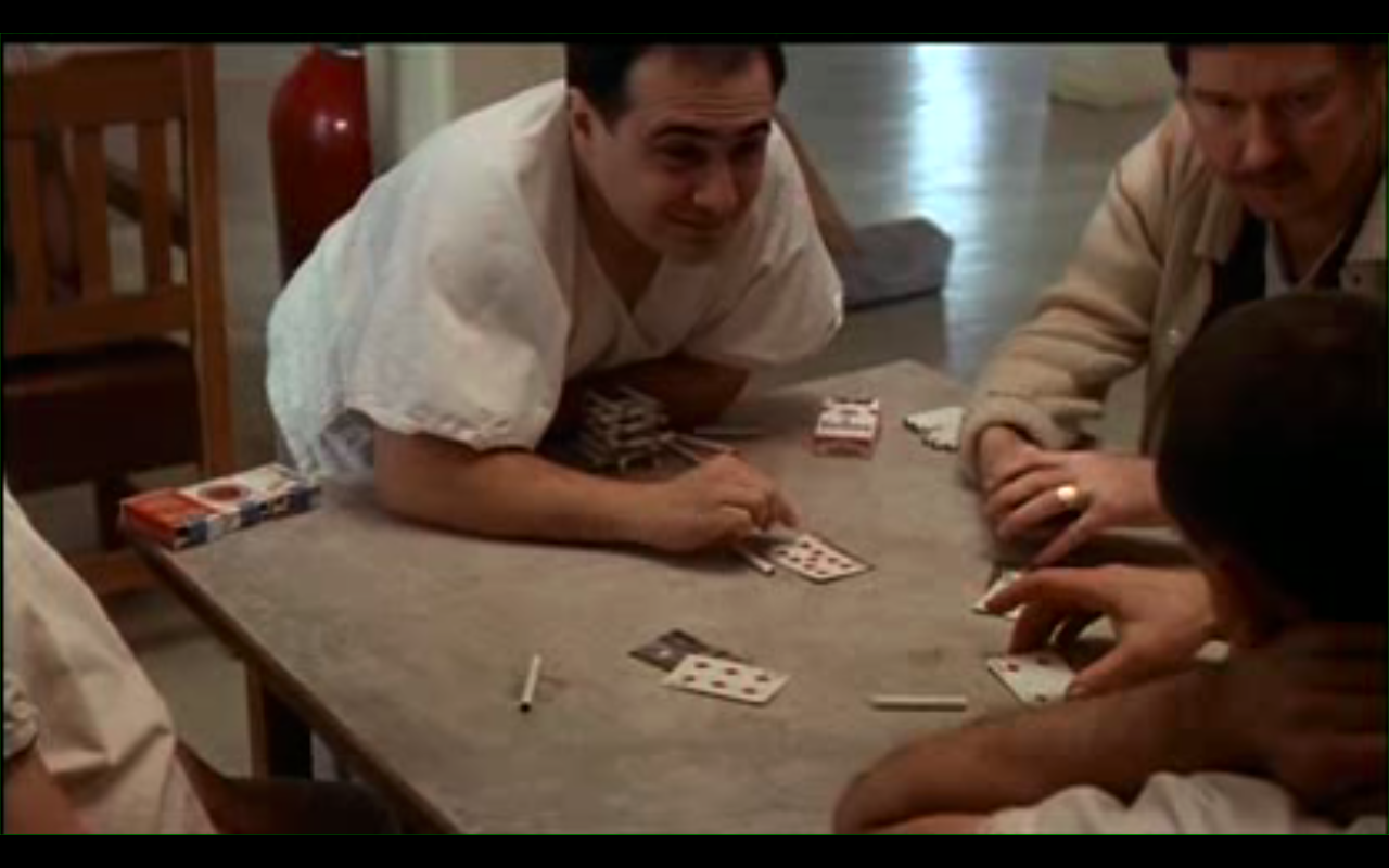 Image result for what did martini bet in the poker game in cuckoo's nest
